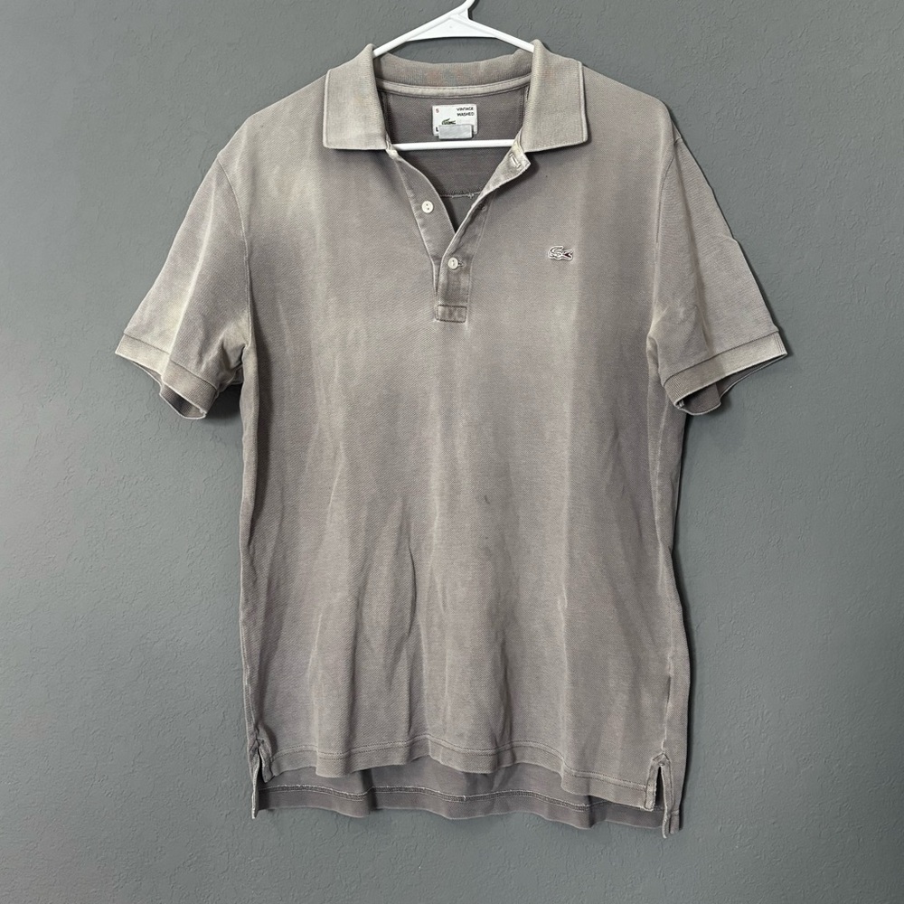 Lacoste Men's Polo Shirt in Gray